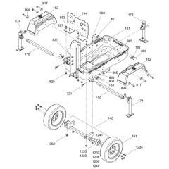 Front Jack Assembly for Wacker