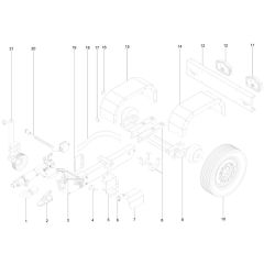 Trailer Assembly for Wacker LTE4K