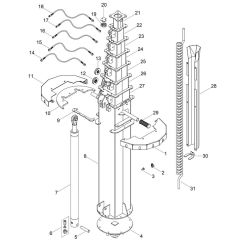 Tower Assembly for Wacker LTE4K