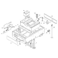 Skid Assembly for Wacker LTS4Y
