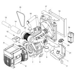 Engine Assembly for Wacker LTS8K