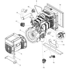 Engine Assembly for Wacker LTS8L