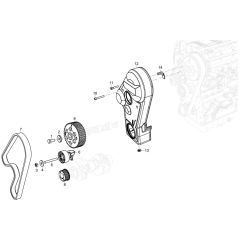 Timing Belt Assembly for Wacker LTT4