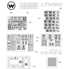 Decals for Wacker LTW20Z1