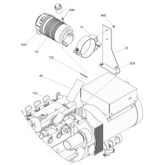 Air Cleaner Assembly for Wacker
