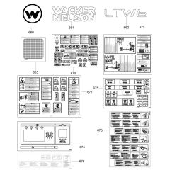 Wacker LTW6K Decals
