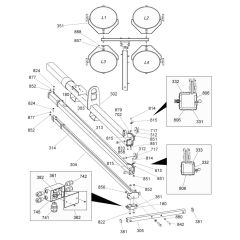 Tower Assembly for Wacker LTW6K