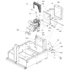 Radiator Assembly for LTW6K