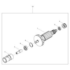 Rotor Assembly for Wacker M2000/120