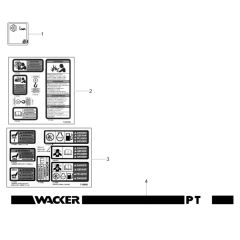Decals for Wacker PT3V Pump