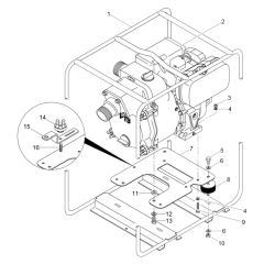 Frame Assembly for PT3Y Pump