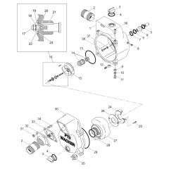 Pump Assembly for Wacker PT3Y