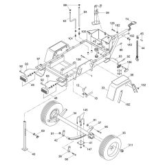 Trailer Assembly for Wacker PT6LT