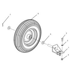 Wheel Assembly for Wacker PTS4V