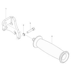 Handle Assembly for Wacker RCP-12/230