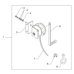 Winch Assembly for Wacker SP50