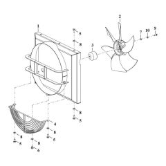 Blower Assembly for Wacker TH408