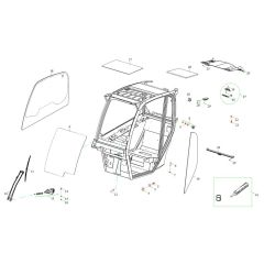 Cabin Frame for Wacker TH522