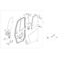 Door Assembly for Wacker TH522
