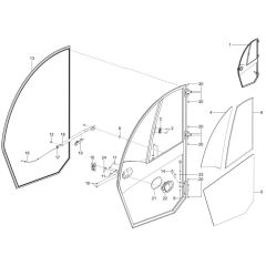 Door Assembly for Wacker TH627