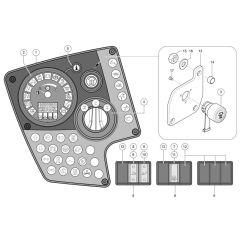 Instrument Panel for Wacker TH730