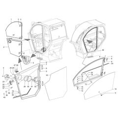 Door Assembly for Wacker TH730