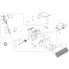 Brake Pedal Assembly for TH730