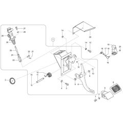 Brake Pedal Assembly for TH735