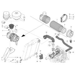 Air Cleaner for Wacker TH735