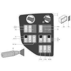 Instrument Panel for Wacker TH735