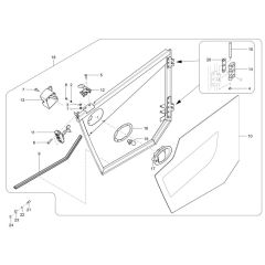 Door Assembly for Wacker TH735