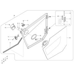 Door Assembly for Wacker TH740