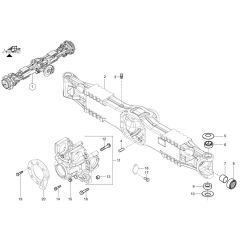 Axle Tube Assembly for TH740