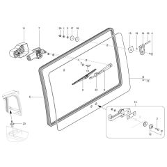 Window Assembly for Wacker TH740