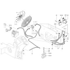 Fan Drive Assembly for Wacker TH740