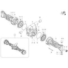 Axle Tube Rear Assembly