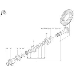 Angle Drive Assembly for Wacker