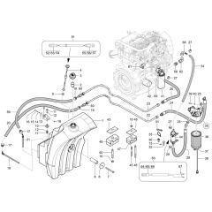 Fuel System for Wacker TH744