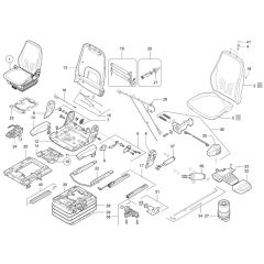 Seat Assembly for Wacker TH744