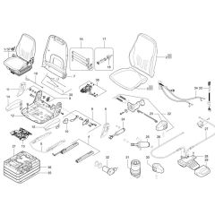 Seat Assembly for Wacker TH744
