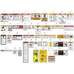 Decals for Wacker TH744
