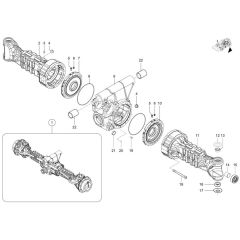 Axle Tube Assembly for TH745
