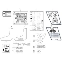 Wacker TH745 Decals