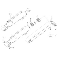 Lift Cylinder for Wacker TH750