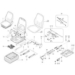 Seat Assembly for Wacker TH750