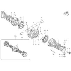 Axle Tube Rear Assembly