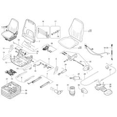 Seat Assembly for Wacker TH755