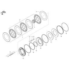 Front Brake Assembly for TH955