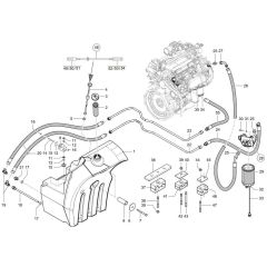 Fuel System for Wacker TH955