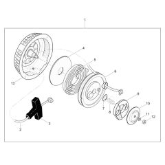 Starter Assembly for Wacker WM 90